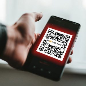 tarjeta de visita digital QR